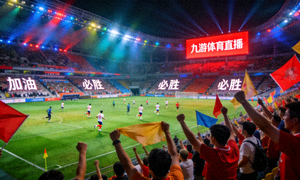 九游体育直播现场 足球场与球迷 高清赛事画面