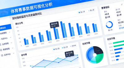 体育数据平台 可视化分析 赛事指标